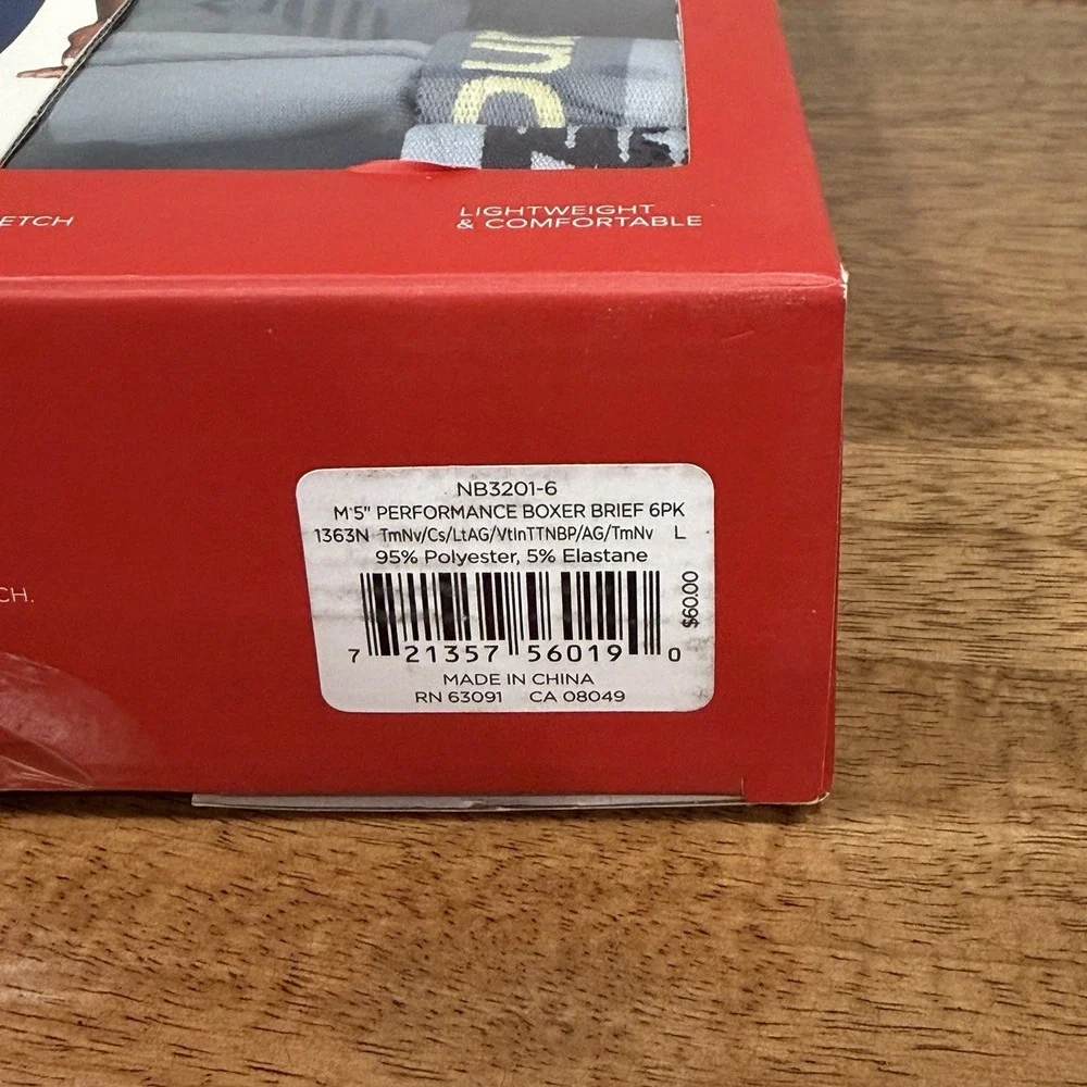 New Balance 6 Pack Performance Premium 5